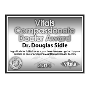 Vitals Compassionate Doctor Award - Dr. Sidle