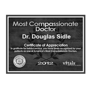 Most Compassionate Doctor Award - Dr. Sidle